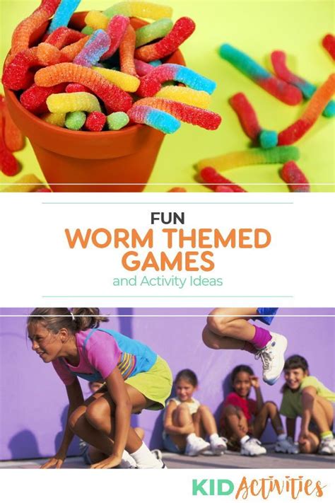 Worm Themed Games and Activities for Kids - Kid Activities | Physical activities for kids ...