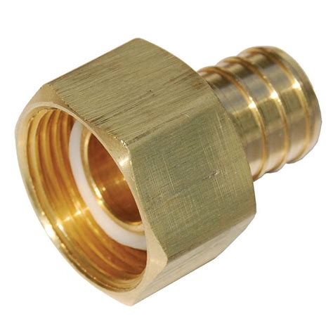 SharkBite 1 in. Brass PEX Barb x Female Swivel Adapter-UC594LFA - The ...