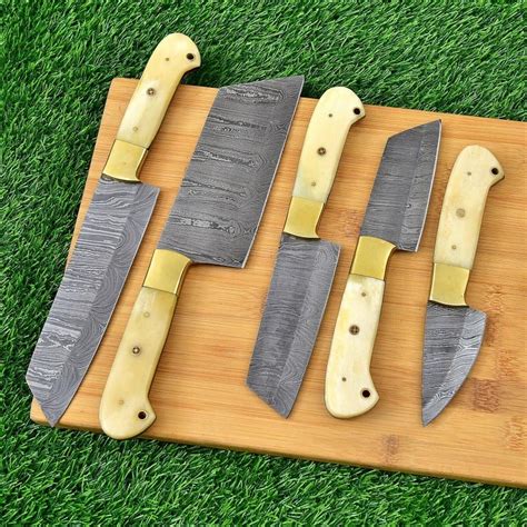 5 Piece Handmade Chef Knife Set