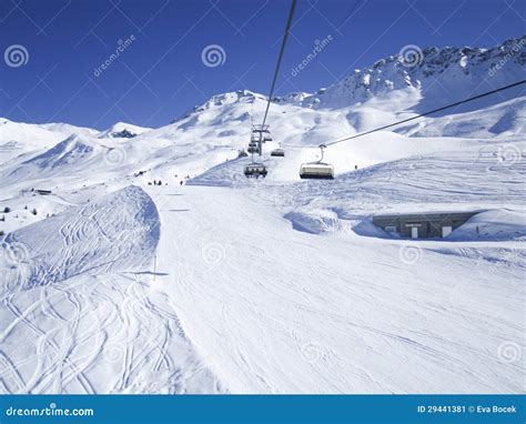 Skiing Resort in Lenzerheide, Grisons, Switzerland Stock Image - Image of graugunden, frozen ...