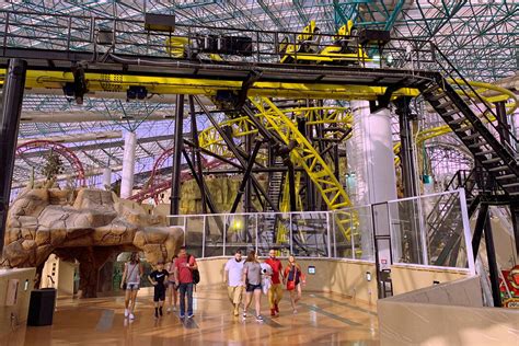 The closed El Loco roller coaster in Circus Circus Adventuredome in Las ...