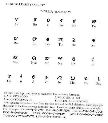 likenkoyu: TANI LIPI-A scientific script to preserve tribal languages of Arunachal Pradesh.