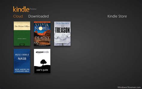 Windows 8: Amazon Kindle Metro App Released to Windows Store | WindowsObserver.com