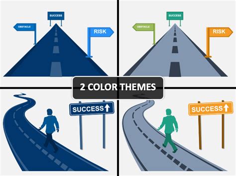 Road To Success PowerPoint and Google Slides Template - PPT Slides