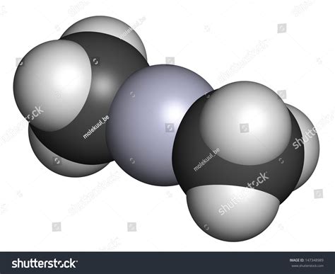 Dimethylmercury Organomercury Compound Chemical Structure Extremely Stock Illustration 147348989