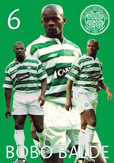 Bobo Balde "Celtic Pride" Glasgow Celtic FC Poster - GB 2003 – Sports Poster Warehouse