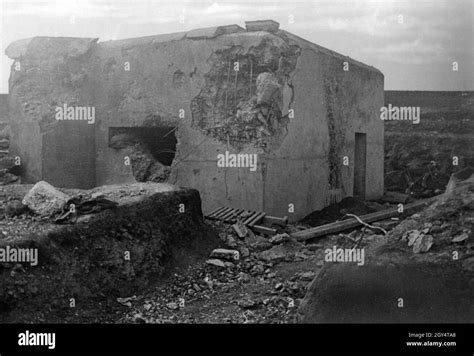 French campaign in the Second World War: French bunker on the Meuse ...