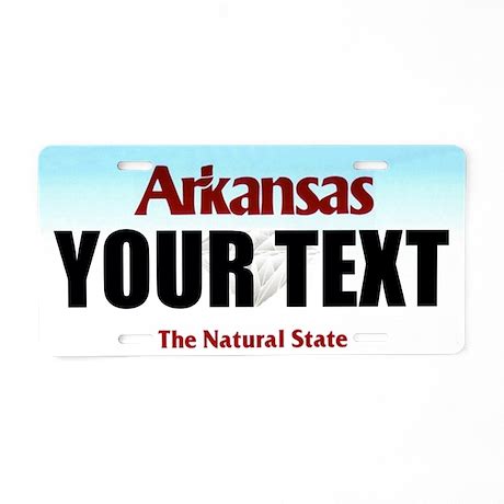 Arkansas Custom License Plate by ranger275store