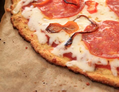 The Ultimate Cauliflower Pizza Crust - Anna Vocino