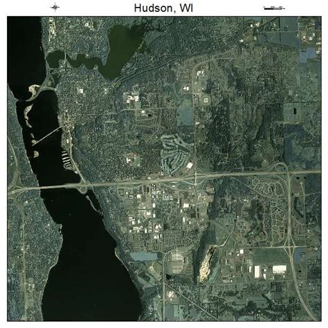 Aerial Photography Map of Hudson, WI Wisconsin