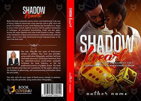 Romance Book cover Design - Shadow Heart African-American Romance