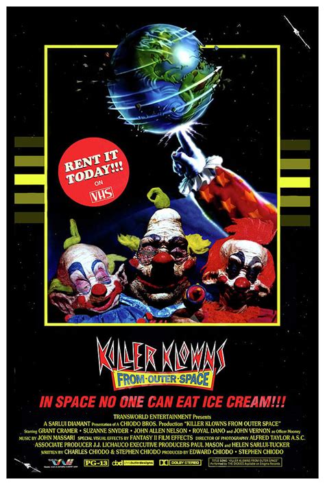 Killer Klowns From Outer Space Movie Poster Pretty Poster Digital Art ...