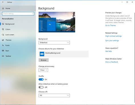 How To Personalize Desktop Background On Windows 10 | Images and Photos ...