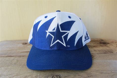 DALLAS COWBOYS Official NFL Sharktooth Snapback Hat Vintage | Etsy ...