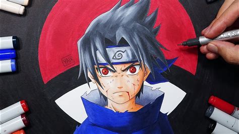 Drawing Of Sasuke Uchiha - Autocad Space