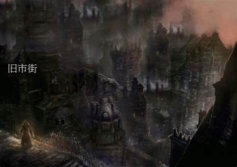 Bloodborne Concept Art - Old Yharnam Concept Art | Bloodborne concept ...