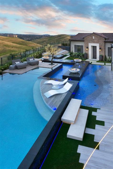 Luxury Pools Backyard, Luxury Landscaping, Backyard Pool Designs ...