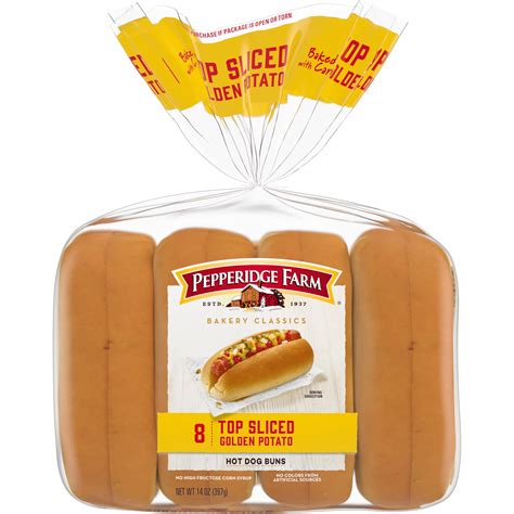 Pepperidge Farm Top Sliced Potato Hot Dog Buns - Shop Bread at H-E-B