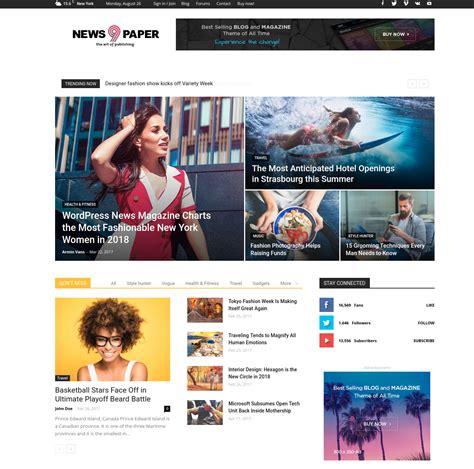 Best-Selling News Website Templates to Make Your Website Look Unique