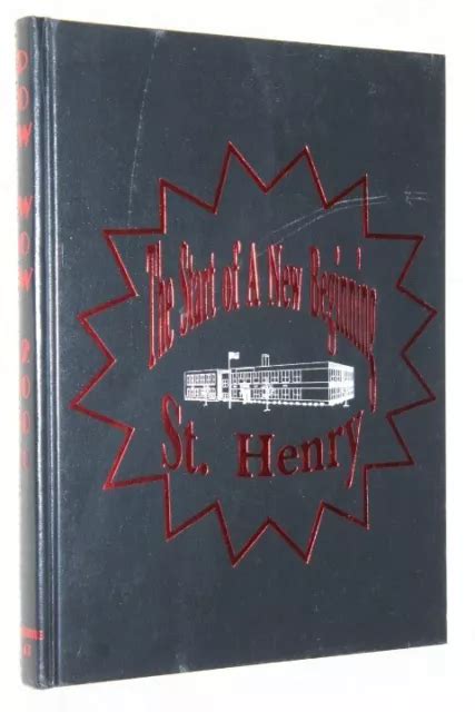 2000 ST HENRY High School Yearbook Annual Saint Henry Ohio OH - Pow Wow EUR 38,62 - PicClick FR