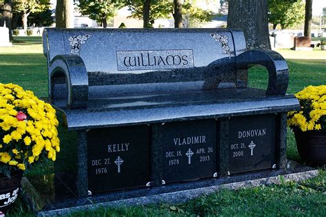 Cemetery Memorial Benches ~ Wallpaper Jeannie Meyer