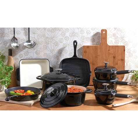 Cooks Professional 8 Piece Cast Iron Cookware Set & Reviews | Wayfair.co.uk