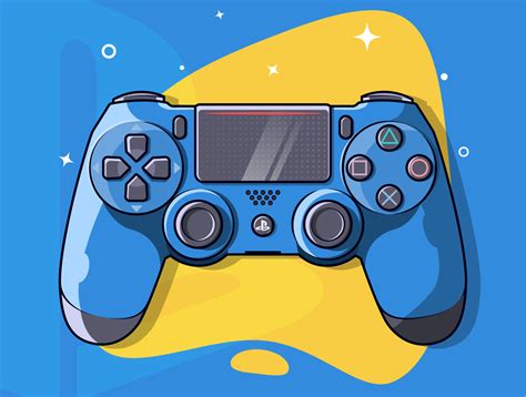 PS4 Controller Illustration by Another Fanatic on Dribbble