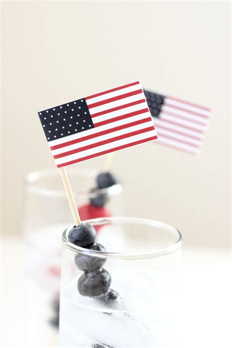 Free Printable Miniature U.S. Flags