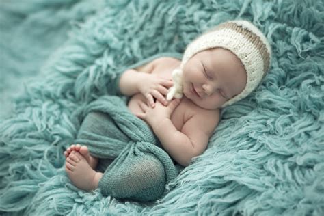 Download Cute Smile Blue Photography Baby HD Wallpaper