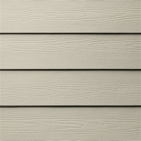 Shop James Hardie HardiePlank Primed Cobble Stone Cedarmill Lap Fiber ...