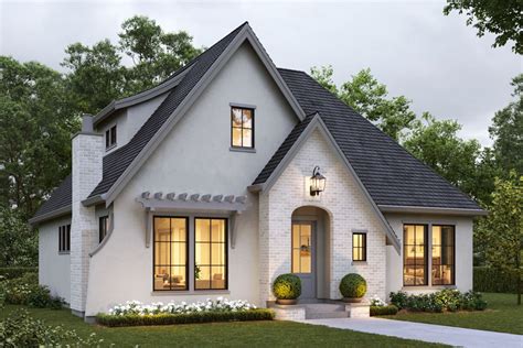 Two-Story European Home Plan with Main-level Master Bedroom - 270036AF | Architectural Designs ...