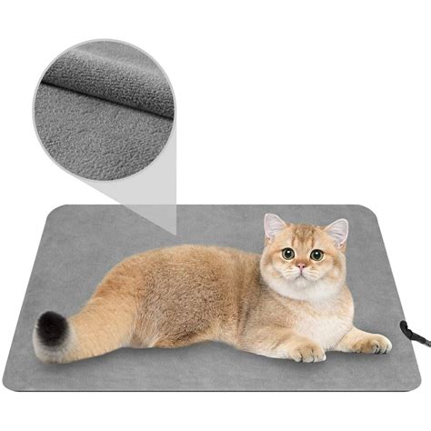 Pet Heating Pad for Dogs and Cats Indoor Warming Mat Electric Heating ...