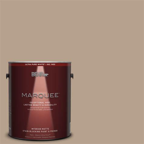 BEHR MARQUEE 1 gal. #MQ2-47 Midtown One-Coat Hide Matte Interior Paint-145401 - The Home Depot