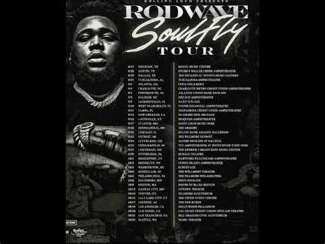 Rod Wave Tour Dates (2021 SoulFly Tour) - YouTube