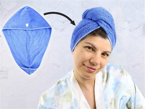 How To Make A Hair Turban Out Of Towel | FaveCrafts.com