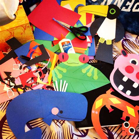 Construction Paper Animals to decorate classroom | Paper animals, Diy ...