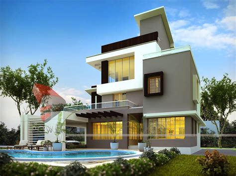 House 3D Interior Exterior Design Rendering | Modern Home Designs