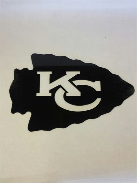 Kansas City Chiefs Wall Art NFL Wall Art kc by CoastalIronCrafts