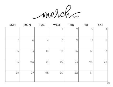 March 2023 Calendar Printable Free Pdf – Get Calendar 2023 Update