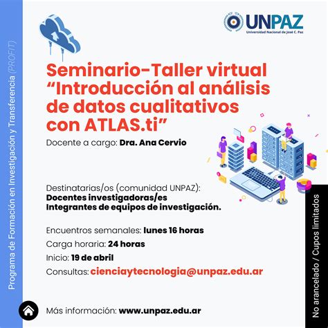 Seminario-taller virtual “Introducción al análisis de datos cualitativos con ATLAS.ti ...