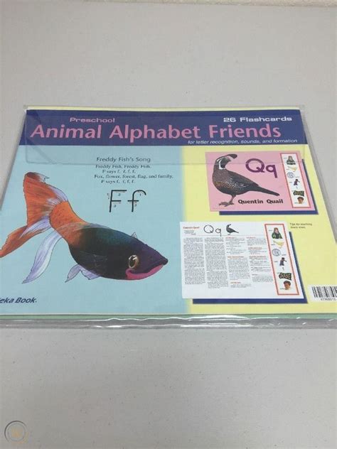 26 Flashcards ABEKA Animal Alphabet Friends Flash Cards A Beka Book ...