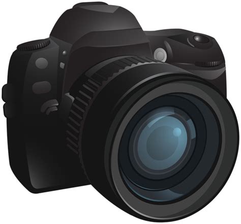 Photo camera PNG transparent image download, size: 600x557px