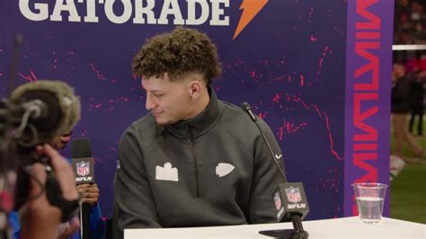 Quarterback Patrick Mahomes: “Try to put your team in the best position possible” | Super Bowl ...