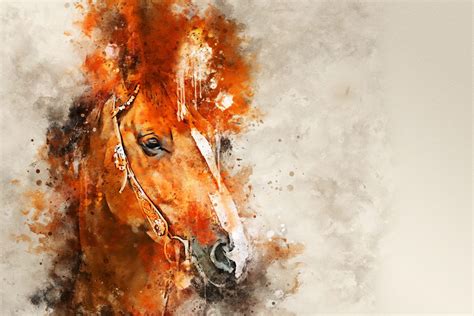 Abstract Paintings Of Horses