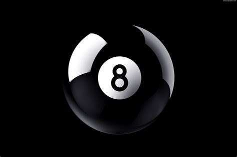 Black billiard ball PSD - PSDgraphics