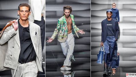 Milan Fashion Week: Pictures from Armani men's Spring-Summer 2023 collection - TrendRadars India