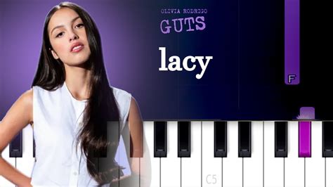 Olivia Rodrigo - lacy | Piano Tutorial Chords - Chordify