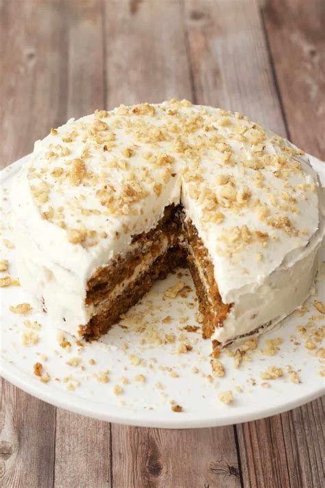 Moist Vegan Carrot Cake with Lemon Buttercream Frosting - Loving It Vegan