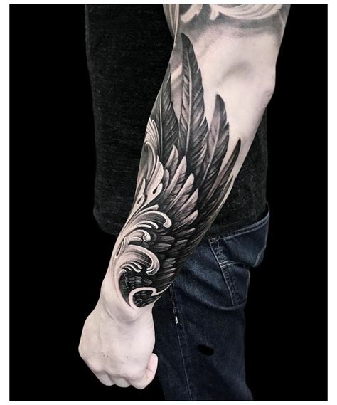 #cover #up #tattoos #for #men #arm #style #coveruptattoosformenarmstyle | Wing tattoo men ...