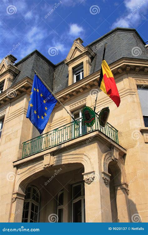 Consulate of Belgium stock image. Image of angle, morning - 9020137